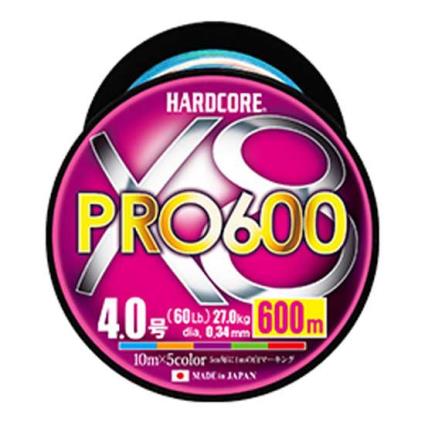 Duel Linha Hardcore X8 Pro 600 M 0.380 mm Multicolour