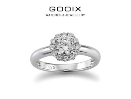 Anel Gooix Prata 925 943-03894-520 Tamanho 52