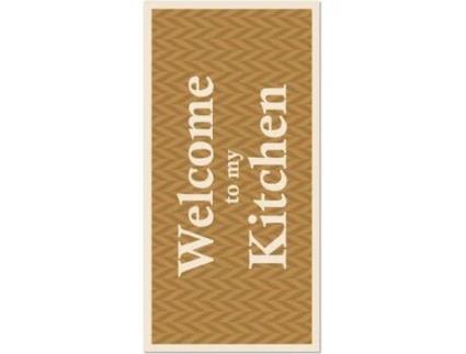 Tapete HOME & LIVING Welcome to my Kitchen (Laranja - 160x230 cm - Vinil)
