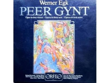 Vinil LP Hermann/Perry/Sharp/Hopf/Wallberg/Chor d.BR/MRO/+ - Peer Gynt-Oper in drei Akten (3CDs)