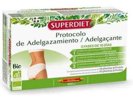 Suplemento Alimentar SUPERDIET Protocolo De Emagrecimento (30 ampolas de 15ml)