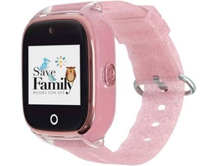 Smartwatch SAVEFAMILY Modelo Superior Rosa