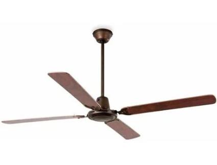 Ventoinha de Teto FARO BARCELONA Malvinas Castanho (80 W - Diâmetro 140 cm)