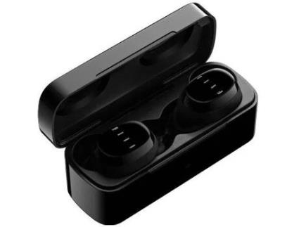 Auriculares Bluetooth True Wireless CHRONUS T1XS 816-XW2 (In Ear - Microfone - Noise Cancelling  - Preto)