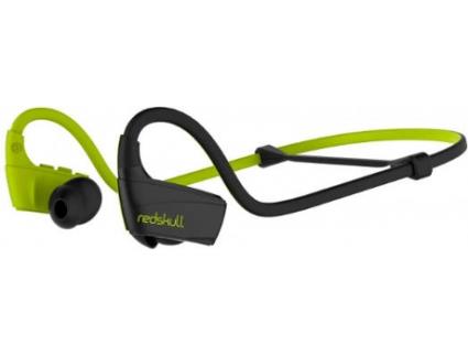 Auriculares Bluetooth DIVACORE RedSkull green (In Ear - Microfone - Verde)