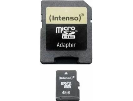 Cartão de Memória INTENSO Secure Digital Card SDHC 4096MB