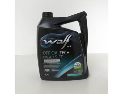 Óleo para Motor WOLF Officialtech 0W20 LS-FE (5 L)