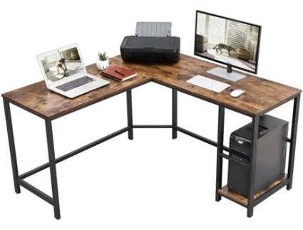 Secretaria RED DECO INDOOR Henry (Castanho - Madeira - 138x50x75 cm)