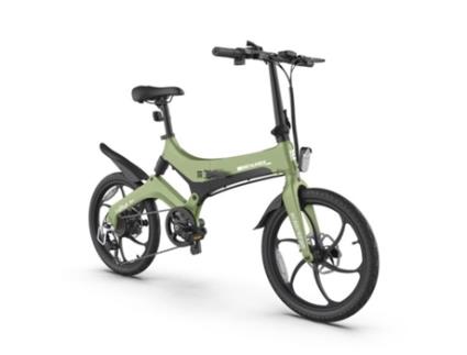 Bicicleta Elétrica BEHUMAX E-Urban 890 Verde (Autonomia: 35 Km - Velocidade Máx: 25 Km/h)
