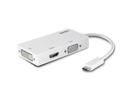 Lindy 43273 Adaptador Gráfico Usb 3840 X 2160 Pixels Branco