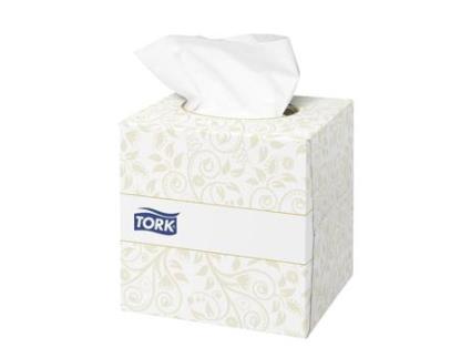 Tork Lenços Papel Facial F1 Folha Dupla 20X21Cm 100Un