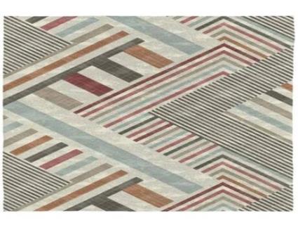 Tapete RODIER Blok (Multicor - 160x230 cm - Algodão)