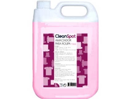 Detergente Amaciador da Roupa Cleanspot Rosa 5 L
