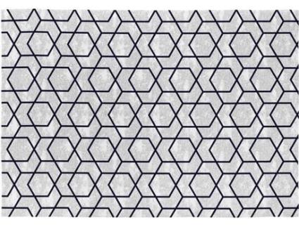 Tapete RUGS&RUGS Axel (Cinzento - 160x230 cm - Algodão)