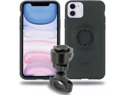 Capacete TIGRA Mountcase Fit-Clic Iphone 11 Et Xr (Preto, Cinzento - TU)