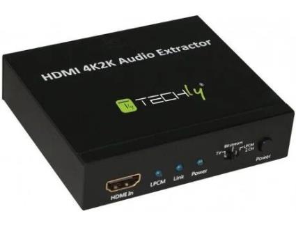 Conversor de Áudio TECHLY IDATA HDMI-EA4K