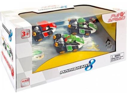 Conjunto 3 Carros NINTENDO Mario Kart 8