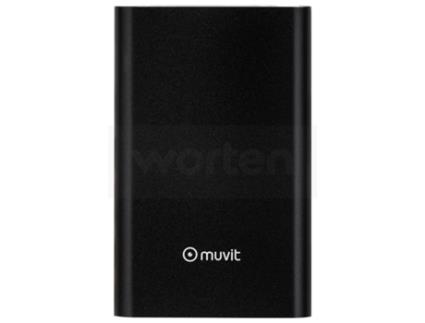 Powerbank  MUCHP0118 (10000 mAh - 1 USB - 1 Micro-USB - Preto)