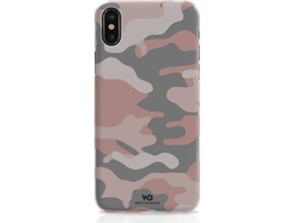 Capa iPhone X, XS  Camuflage Rosa