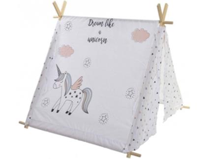 Tenda para Crianças   MB-147881 Unicórnio (Algodão e Madeira - 110 x 110 x 106 cm)