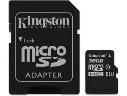 Cartão de Memória MicroSD  Canvas Select 32GB 80MB/s CL10