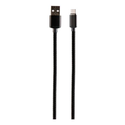 Cabo  adaptador (USB - Micro-USB+USB-C - 1.2m - Preto)