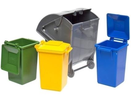 Contentores do lixo  de Brincar (Idade Mínima: 3 - Cultura Geral)