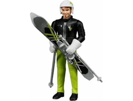 Figura de Brincar  Esquiador com Acessórios (Idade Mínima: 3 - Animais e Natureza)