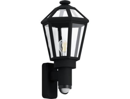 Candeeiro Exterior de Parede  Monselice Sensor D&N PR