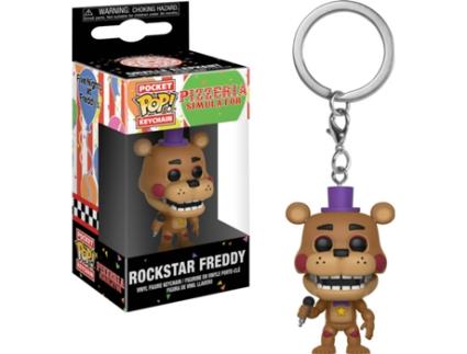 Porta-Chaves FUNKO Pocket Pop! FNAF Pizza Sim - Rockstar Freddy