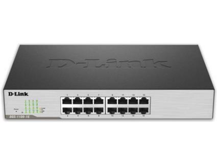 Desktop Switch  EasySmart DGS-1100-16 8 Puertos RJ45 32 Gbit/s 1 Gbit/s Preto