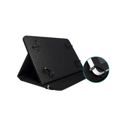 Capa para Tablet King Safe Master, 7-8, Pele Pu, Preto