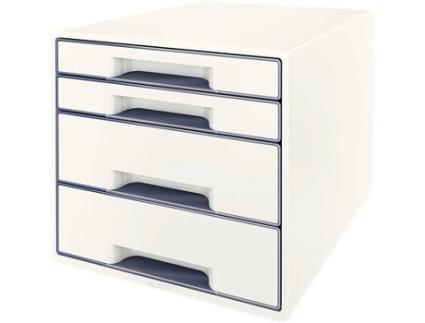Arquivador  WOW Cube 4 Gavetas Branco (27 x 28.7 x 36.3 cm)