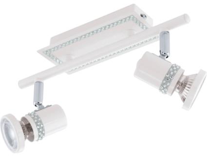 Régua  Bonares 94283 (GU10 - 2 x 3.3W - Aço e cristal)