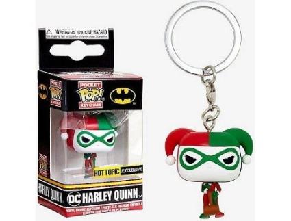 Porta-chaves FUNKO Pop s Haley Quinn Holiday