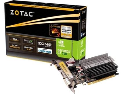 ZOTAC - GEFORCE GT 730 - ZONE EDITION GF GT 730 - 2 GB