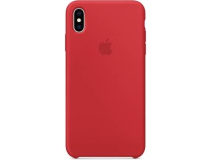 Capa  iPhone XS Max Silicone Vermelho