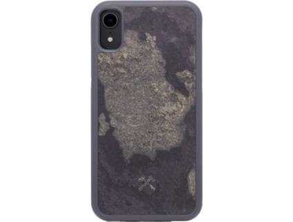 Capa iPhone XR WOODACESSORIES Stone Cinza