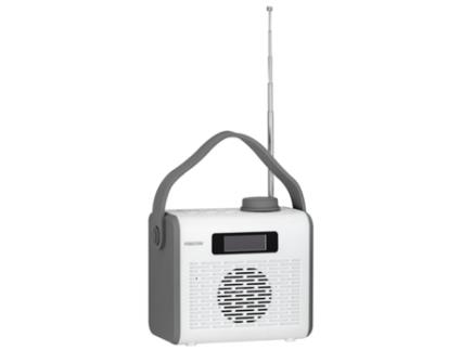 Rádio FM Bluetooth  R2-B (Branco - Digital - FM - Pilhas)