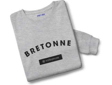 Camisola para Mulher SPORT IS GOOD Bretonne Cinzento para Voleibol (XS)