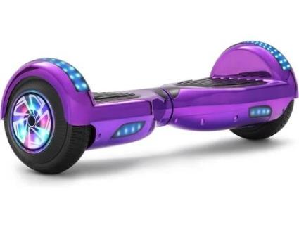 Hoverboard E-RIDES TL-C18 Lilás (Autonomia: 30-60 min  Velocidade Máx: 12 km/h)