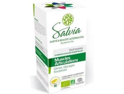 Óleo Essencial SALVIA Dol'Aroma Músculos Articulações (90 cápsulas de 500mg)