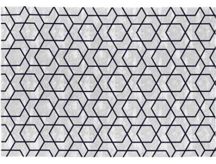 Tapete RUGS&RUGS Axel (Cinzento - 200x290 cm - Algodão)