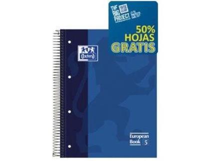 Paq/5 Bloc A5+ 120H 90G. Cuad.5X5 Europeanbook4 T.Extradura