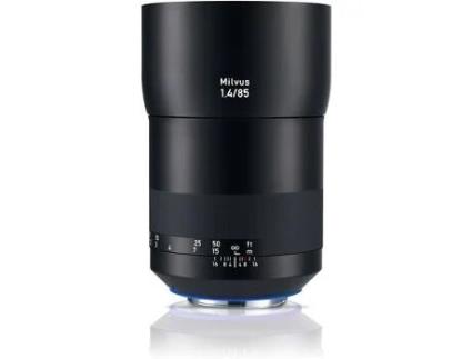Objetiva CARL ZEISS Milvus 1.4/85 (Preto - Encaixe: Canon EF - Abertura: f/1.4 - f/16)