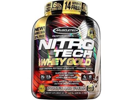 Muscletech Nitro Tech 100% Whey Gold 2,72 Kg Double Rich Chocolate