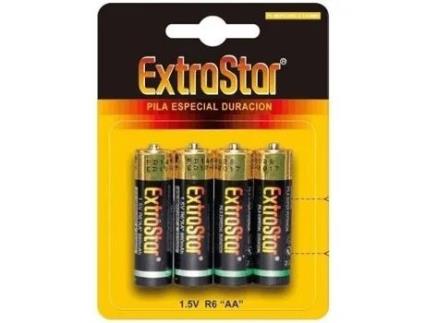 Pilhas EXTRASTAR AA Alcalinas (4 Unidades)
