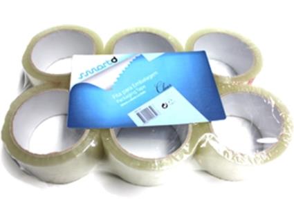 Fita Adesiva PPL Transparente 50mmx66mts- 1unid  Venda Multiplos: 6 unid.