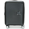 Trolley Cabine Soundbox, 4 Rodas, 55 x 40 x 20 cm, PP, Preto