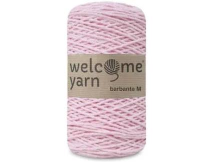 Fio de Macramé WELCOME YARN Barbante M Bb10 1,5mmx250M (Rosa - Algodão - 10x16,5x10 cm)